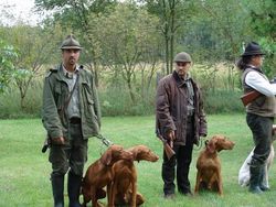 Ich habe 2 Hunde zur Prüfung (Hubertus Cup 2010) geführt. Ergebnis: 1. und 2. Platz (Punktegleichstand)