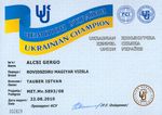 Alcsi Gergö Diplom ukrainischer Champion 2010