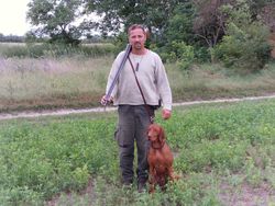 mein Hund Alcsi Gergö und ich